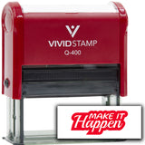 All Quality Make it Happen Agenda Planning Stamps