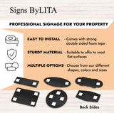 Signs ByLITA Designer Employee Break room Sign - Easy Installation | Durable Wall or Door Sign