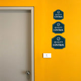 Heritage Plus Quality Control Wall or Door Sign | Office Signage