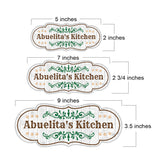 Designer Plus Abuelita's kitchen Door or Wall Sign | Funny Spanish Signs For Stores & Businesses