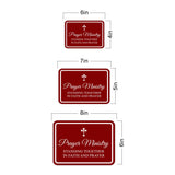 Classic Framed Plus Prayer Ministry – Standing Together In Faith and Prayer Door or Wall Sign | Place of Worship Signs