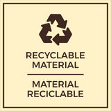 Signs ByLITA Square Recyclable Material Door or Wall Sign | Spanish Bilingual Business And Office Signs