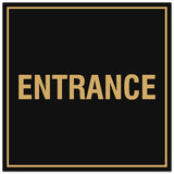 Signs ByLITA Square Entrance Sign - Easy Installation | Durable Material