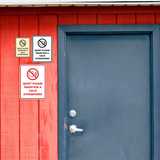 Signs ByLITA Portrait Round Quiet Please Maintain a Calm Atmosphere Door or Wall Sign Easy Installation | Directing Artists & Co-Workers | Music | Concert | Festivals