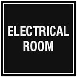 Signs ByLITA Square Electrical Room Sign - Easy Installation | Durable Material