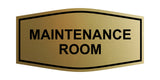 Fancy Maintenance Room Wall or Door Sign