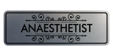 Signs ByLITA Standard Anaesthetist Wall or Door Sign