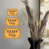 Classic Framed Plus Staff Only Wall or Door Sign | Health And Safety Office Signage