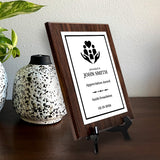 Donor and Patron Gratitude Custom Plaque | Recognition and Service Personalizable Plaque