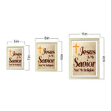 Designs ByLITA Jesus Is My Savior Not My Religion, Wall Print Art | Religious Home Decor (Unframed or Framed)
