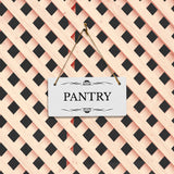 Pantry 5x10 Hanging Plus Wall or Door Sign | Rustic Twine | Range of Vibrant Decor Styles | Room Signs For Home and Business