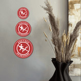 Circle Plus Don't Run On The Stairs Wall or Door Sign | Safety Signs For Toddlers Daycare