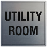 Signs ByLITA Square Utility Room Sign - Easy Installation | Durable Material