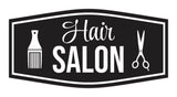 Signs ByLITA Fancy Hair Salon Easy Installation | Durable Construction | Barbers | Grooming and Styling | Hair Wall or Door Sign