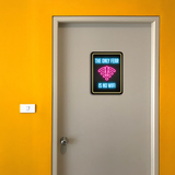 Portrait Round Plus The Only Fear Is No WiFi Wall or Door Sign | Easy Installation | Gaming | Home Decor