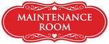 Signs ByLITA Designer Maintenance Room Sign - Easy Installation | Durable Wall or Door Sign