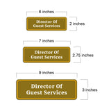Standard Plus Director of Guest Services Door or Wall Sign | Funny Office Hospitality Signage