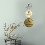 Circle No Soliciting Family, Friends and Neighbors Welcome Wall or Door Sign