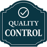 Heritage Plus Quality Control Wall or Door Sign | Office Signage