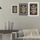 Designs ByLITA Men To The Left Because Women Are Always Right!, Wall Print Art | Home Decor