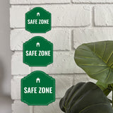 Heritage Plus Safe Zone Wall or Door Sign | Public Spaces Signage