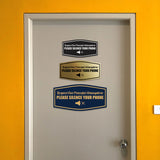 Signs ByLITA Fancy Respect Our Peaceful Atmosphere: Please Silence Your Phone Easy Installation | Durable Construction | Barbers | Grooming and Styling | Hair Wall or Door Sign