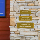 Standard Plus Director of Guest Services Door or Wall Sign | Funny Office Hospitality Signage