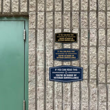 Signs ByLITA Fancy If You Can Read This, You're in Range of Veteran Surveillance Easy Installation | Honor Veterans with Military Signs | US Pride | Businesses and Homes Wall or Door Sign