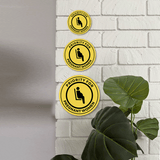 Circle Plus Priority For Pregnant Women Wall or Door Sign | Safety Signs For Business