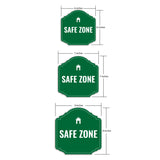 Heritage Plus Safe Zone Wall or Door Sign | Public Spaces Signage