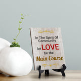Religious Church & Home Decoration Table Sign with Acrylic Stand (6 x 8“) | Religious Church & Home Decor