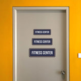Standard Plus Fitness Center Door or Wall Sign | Hospitality & Gym Signage