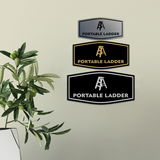 Fancy Portable Ladder Wall or Door Sign