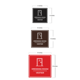 Signs ByLITA Square Dressing Room Wall or Door Sign | Spanish Bilingual Signs