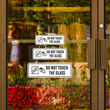 Standard Plus Do Not Touch The Glass Wall or Door Sign | Public Spaces Signage