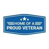 Signs ByLITA Fancy Home of a Proud Veteran Easy Installation | Honor Veterans with Military Signs | US Pride | Businesses and Homes Wall or Door Sign