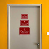 Classic Framed Plus Prayer Ministry – Standing Together In Faith and Prayer Door or Wall Sign | Place of Worship Signs