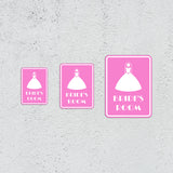Portrait Round Plus Bride's Room Wall or Door Sign | Weddings & Events Signage