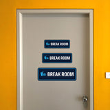 Standard Plus Break Room Door or Wall Sign | Business and Workplace Signage