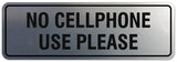 Signs ByLITA Standard No Cellphone Use Please Sign - Easy Installation | Durable Wall or Door