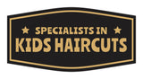 Signs ByLITA Fancy Specialists in Kids Haircuts Easy Installation | Durable Construction | Barbers | Grooming and Styling | Hair Wall or Door Sign