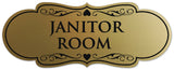 Signs ByLITA Designer Janitor Room Sign - Easy Installation | Durable Wall or Door Sign