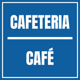 Signs ByLITA Square Cafeteria Door or Wall Sign | Spanish Bilingual Business and Office Signs