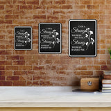 Portrait Round Plus I Am A Strong Woman Because A Strong Woman Raised Me Wall or Door Sign | Motivational Home Decor
