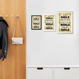 Designs ByLITA Let Your Smile Change The World, But Don't Let The World Change Your Smile, Wall Print Art | Home Decor