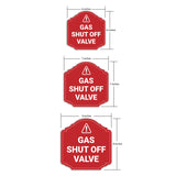 Heritage Plus Gas Shut Off Valve Wall or Door Sign | Home and Office Signage