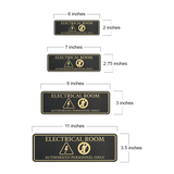 Standard Plus Electrical Room Authorized Personnel Only Wall or Door Sign | Workplace Safety Signage