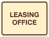 Signs ByLITA Classic Framed Leasing Office Sign - Easy Installation | Durable Material