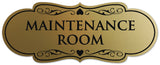 Signs ByLITA Designer Maintenance Room Sign - Easy Installation | Durable Wall or Door Sign
