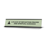 Church Leader Role and Titles 2 x 10" Desk Sign with Aluminium Frame